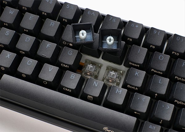 Ducky One Mini Rgb Hot Swappable Mechanical Keyboard Cherry Mx Silent Red Dkon St