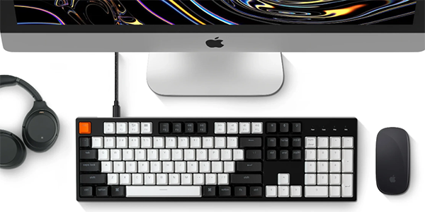 Keychron C Wired Hot Swap Retro Mechanical Keyboard Red Switches C M Z Mwave