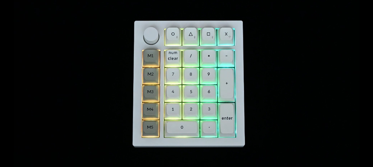 Keychron Q0 Max Hot Swap RGB Wireless Number Pad Black Gateron Jupiter Brown KBKCQ0MM3 Mwave