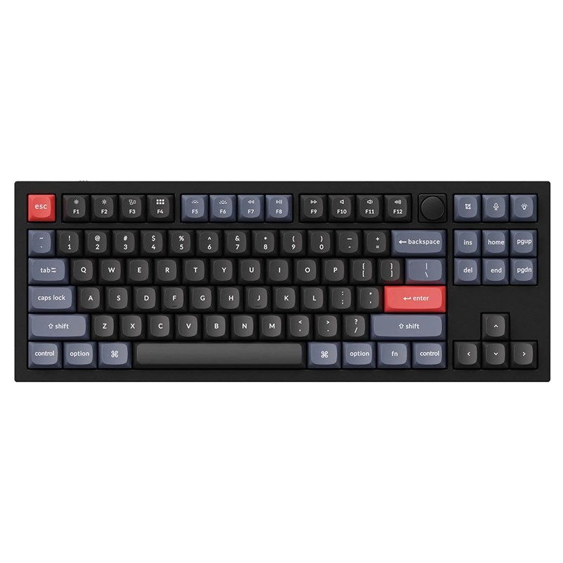Keychron Q Knob Hot Swappable Rgb Tkl Mechanical Keyboard Gateron G Pro Blue Q M Z Mwave