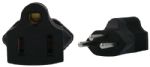  US 3 Pin to Swiss 3 Pin Plug Adapter