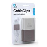Bluelounge CableClip Cable Organizer Large (Dark Grey & Light Grey)