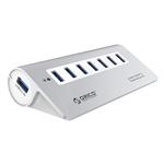 Orico M3H7-SV 7-Port Super-Speed USB 3.0 Hub - Silver