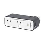 Belkin International Travel Surge with 2 USB Ports (2.4A)
