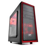 Deepcool Tesseract SW Windowed Mid-Tower ATX Case - Red