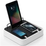 Bluelounge Sanctuary4 4 Port Multi Device Charging Valet White