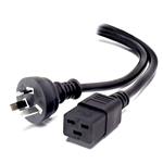 Alogic 2m 10Amp Aus 3 Pin Mains Plug to IEC C19 (M/F)