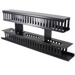 Alogic Serverdge 2RU 19" Horizontal Double Sided Cable Management Rail