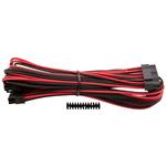 Corsair ATX 24-pin Premium Sleeved Cable Type 4 Gen 3 - Red/Black