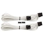 Corsair EPS/12V CPU Premium Sleeved Cable Type 4 Gen 3 - White - 2 Pack