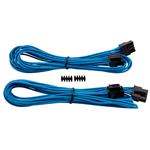 Corsair EPS/12V CPU Premium Sleeved Cable Type 4 Gen 3 - Blue - 2 Pack