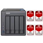 QNAP TS-431X-2G 4 Bay NAS + 4x WD WD30EFRX 3TB Red NAS HDD
