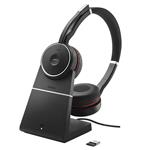 Jabra Evolve 75 UC Stereo Headset with Charging Stand