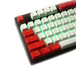 Tai-Hao MX Switch Type Doubleshot PBT 104-Key ANSI Keycap Set - Red Alarm