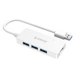 Orico 4-Port USB 3.0 Rectangle Hub - White
