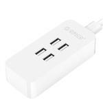 Orico DCV-4U-AU-WH Quad Port 20W USB Smart Desktop Charger 