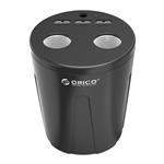 Orico MP-3U2S-BK 2 Port Cigarette Lighter & 3 USB Charge Port Power Cup - Black
