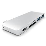 Satechi Type-C USB Passthrough Hub - Silver