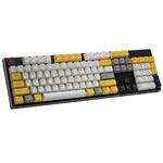Tai-Hao MX-Switch Type Doubleshot ABS 104-Key ANSI Keycap Set - RD/YL/BLK/WH/GRY