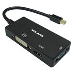 Volans MDPHDV-4K Mini DisplayPort to HDMI (4K) / DVI / VGA Converter 