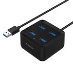 Orico 4 Port USB3.0 Ultra-Mini Hub - Black