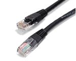 0.25m Core5 CAT6 Premium Network Patch Cable - RJ45 to RJ45 - Black