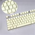 Tai-Hao MX Switch Type Doubleshot ABS 1-Tone 104-Key Keycap Set - Snow White