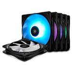Deepcool RF 120M 120mm High Brightness RGB Case Fan - 5 Pack