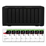 Synology DS1819+ 8 Bay NAS + 8x Seagate ST4000VN008 4TB Ironwolf NAS HDD