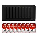 Synology DS1819+ 8 Bay NAS + 8x WD WD40EFRX 4TB Red NAS HDD
