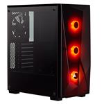 Corsair Carbide SPEC-DELTA RGB Mid-Tower Tempered Glass ATX Gaming Case - Black