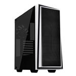 SilverStone Redline RL06 Pro Tempered Glass Mid-Tower ATX Case - White/Silver