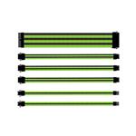 Cooler Master Universal PSU Sleeved Extension Cable Kit - Green/Black