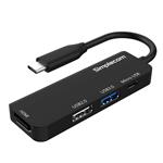 Simplecom DA305 USB 3.1 Type C to HDMI/USB 4 in 1 Combo Hub