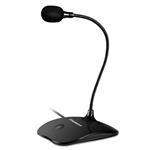 Simplecom UM350 Plug & Play Flexible Neck USB Desktop Microphone with Mute