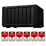 Synology DS1618+ 6 Bay NAS + 6x WD WD60EFAX 6TB Red NAS HDD