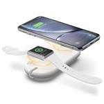 Alogic Wireless Duet Charging Station for iPhone & Apple Watch - White