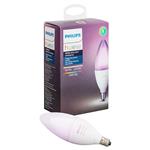 Philips Hue White/Colour Ambience LED Smart Candle Bulb - E14 Globe