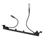 StarTech 1U 19" Rack Mount Light Panel Dimmable LED/Flexible Gooseneck