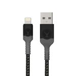 Bonelk Longlife Series 1m USB to Lightning Cable - Black/Grey
