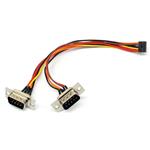 NUC 2.0mm Female 10-Pin to Dual DB9 Connectors - 150mm