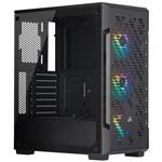 Corsair iCUE 220T RGB Smart Tempered Glass Mid-Tower ATX Case - Black