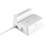 Aerocool ASA-SS2A25A Charging Station Dual AC and 5 USB Port