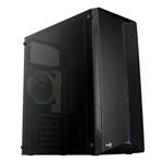 Aerocool Split RGB Tempered Glass Mid-Tower ATX Case - Black