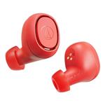Audio-Technica ATH-CK3TW Compact True Wireless In-Ear Headphones - Red