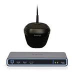 Biamp Devio SCR-25C Conferencing Hub & Ceiling Mic Bundle - Black