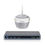 Biamp Devio SCR-25C Conferencing Hub & Ceiling Mic Bundle - White