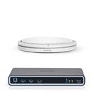 Biamp Devio SCR-25TX Conferencing Hub & Tabletop Mic Bundle - White