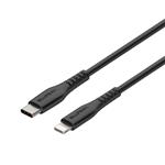 Blupeak 1.2m Apple MFI Certified USB-C to Lightning Cable - Black