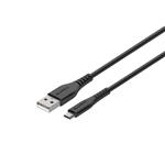 Blupeak 1.2m Micro USB to USB-A Charge/Sync Cable - Black